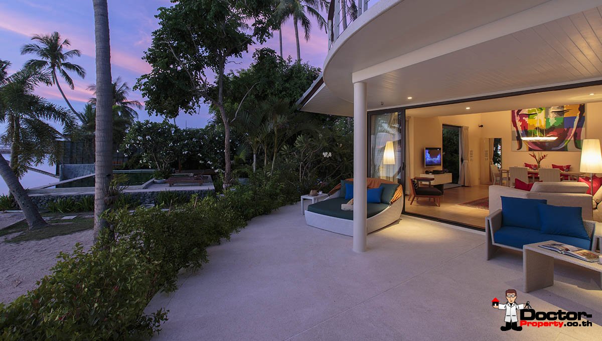 3 Bedroom Beachfront Villa - Plai Laem - Koh Samui - for sale